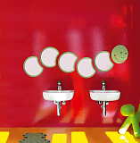 Рукомойник Laufen Florakids 8.1503.1.000.104.1