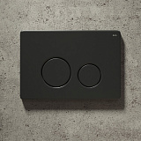 Клавиша смыва, универсальная, чёрная, Unisteel, 001, IDDIS, UNS01MBi77