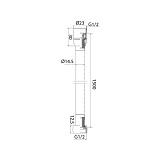 A5071115 Шланг д/душа, ПВХ усилен., 1.5м