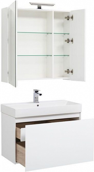 Мебель для ванной Aquanet Йорк 85 белый 00203644