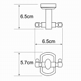 Крючок двойной Wasserkraft Oder K-3023D