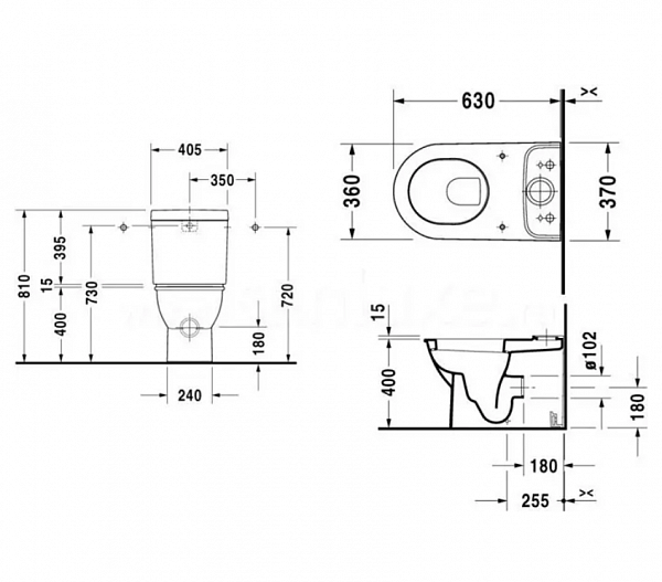 Крышка-сиденье Duravit Darling New 0069890000 с микролифтом