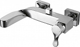 Смеситель для ванны c коротким изливом Bravat Wave F674108C-01