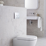 Клавиша смыва Geberit Delta 21 115.125.46.1 хром матовый