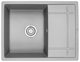 Мойка кухонная Granula прямоугольная кварц 6501, АЛЮМИНИУМ