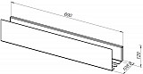 Полка Aquanet Магнум 60x12 черная матовая 00274182