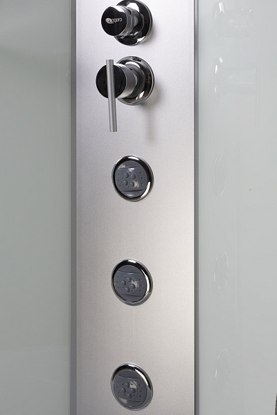 Душ.каб. NG-33974-14LBKG (900х700х2000) средний поддон (26см) стекло МАТОВОЕ 4 места