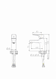 Смеситель для раковины Bravat Vega F1119177CP