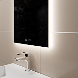 Line V Зеркало с ореольной LED подсветкой, 500х700