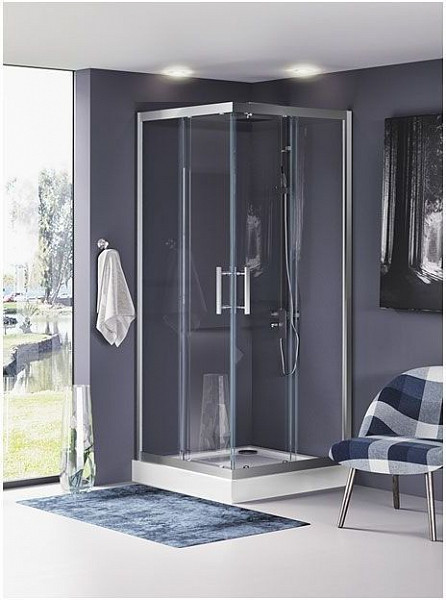 Душевой уголок Aquanet Delta Cube NPE1142 90x90, прозрачное стекло 00183212