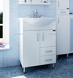 Тумба под раковину Уют 55 2 ящика Санта 201088