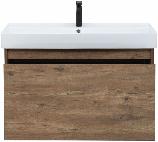 Тумба под раковину Aquanet Nova Lite 90 дуб рустикальный (1 ящик) 00249517