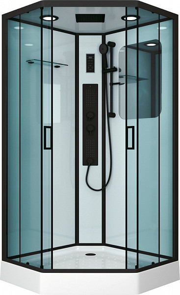 Душевая кабина Niagara Premium 90х90х220 NG-6901-01GD BLACK