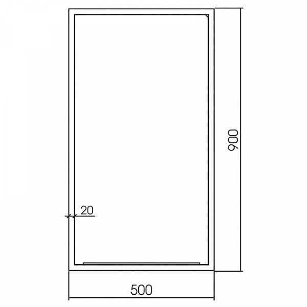 Зеркало Silver Mirrors Bronks-light 50х90 см ФР-1746