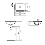 Раковина Ideal Standard Connect 60 см E5059MA