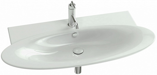 Подвесная раковина-столешница Jacob Delafon Presquile 100х50 см E4436-00