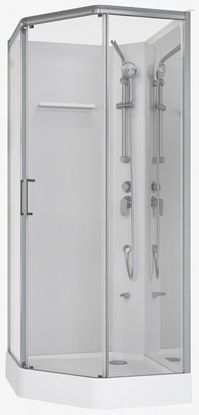 Душевая кабина Aquanet Passion P 2.0 90x90, прозрачное стекло 00263870