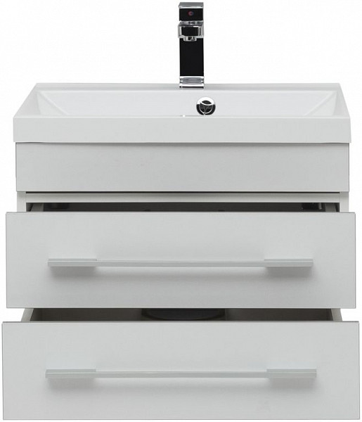 Тумба под раковину Aquanet Верона 58 New белый матовый 00272423
