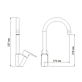 Смеситель для кухни Wasserkraft Leine 3507