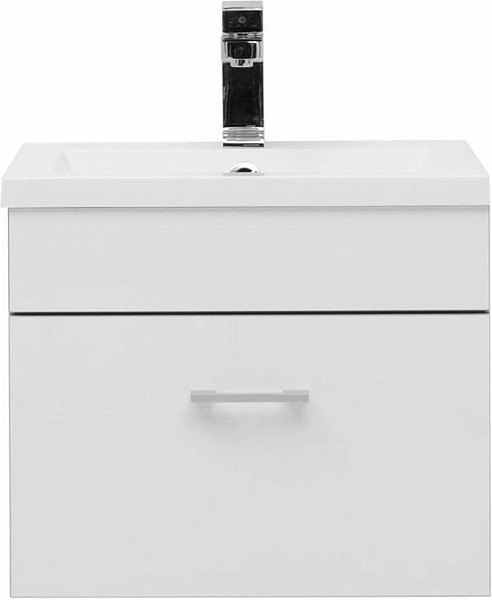 Тумба под раковину Aquanet Верона 50 белый (подвесная 1 ящик) 00207765