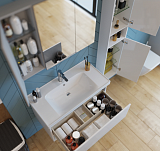 Пенал Dreja Perfecto, белый глянец, 35 см