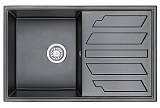 Мойка кухонная Granula прямоугольная кварц 8002, ШВАРЦ