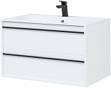 Тумба под раковину Aquanet Lino 90 белый матовый 00253904