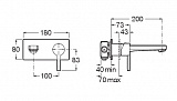 Смеситель Roca Naia для раковины 5A3596C00