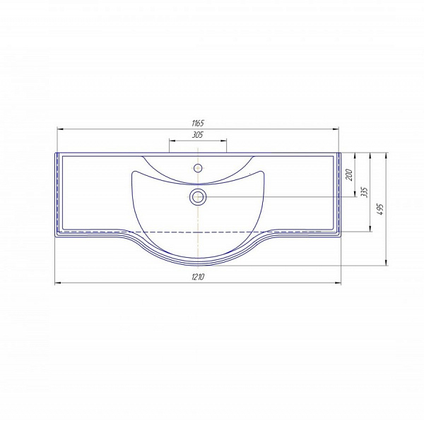 Тумба под раковину Corozo Классика 120 с корзиной, белая SD-00000370