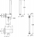 Душевой гарнитур Grohe Euphoria Cube Stick 26405000