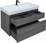 Тумба под раковину Aquanet Nova Lite 90 дуб рошелье (2 ящика) 00242267