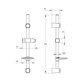 Стойка для душа, Pond, IDDIS, PON6800i17