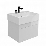 Тумба Kerama Marazzi LOGICA подвесная 2 ящика 60 см, белоснежный