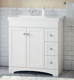 Тумба под раковину Corozo Техас 80 П белая SD-00000323