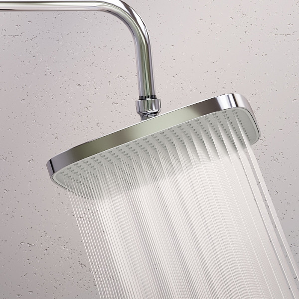 953000000 Gala душ.система: верх.душ 300*210 мм, ручн.душ 3 ф-ции 110*260 мм, штанга 1050-1450, хром