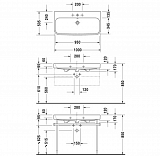 Раковина Duravit Happy D.2 2318100000 100 см