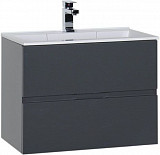 Тумба под раковину Aquanet Алвита 70 серый антрацит 00183992