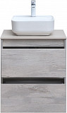 Тумба под раковину Aquanet Nova Lite 60 дуб белый (2 ящика) 00287874
