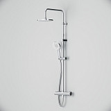 F0785A400  X-Joy, душ.система:  см-ль д/душа с ТМС, душ.штанга,верхний душ 220мм, ручн душ, хром