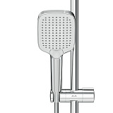 F078F700 Func, душ.система: см-ль-полка д/ванны/душа, душ.штанга, верхн. душ квадр., ручн.душ, хром