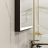 Зеркало Континент "Frame black standart" 1000x700