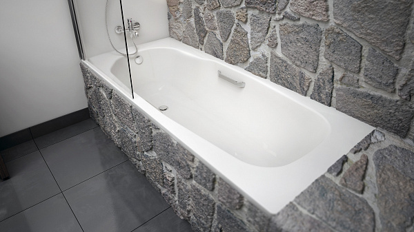 Стальная ванна BLB Atlantica 180x80 B80A с отверстиями под ручки