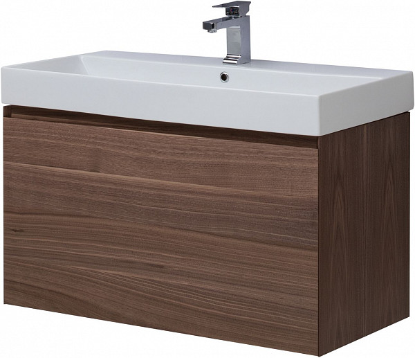 Тумба под раковину Aquanet Нью-Йорк 100 орех 00203949