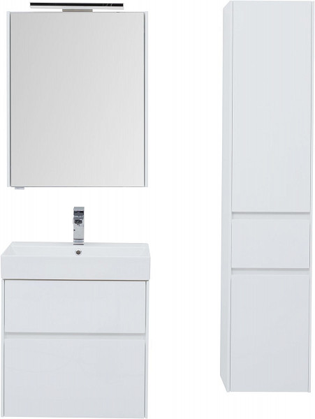 Тумба с раковиной Aquanet Бруклин 70 белый 00212597