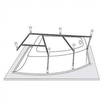 Каркас к ваннам Vagnerplast  Selena 147, Flora 150x100