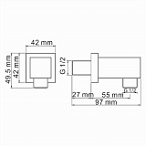Шланговое подключение для встраиваемых систем Wasserkraft A089