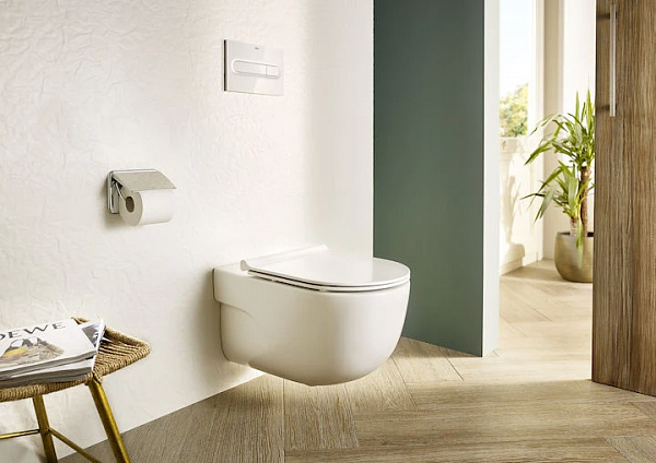 Комплект унитаз (чаша) Roca Meridian подвесной 34624L000 + крышка для чаши Roca Meridian Soft Close А801D12003 с микролифтом
