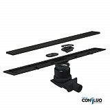 Душевой лоток Pestan Confluo Frameless Line 300 Black Glass