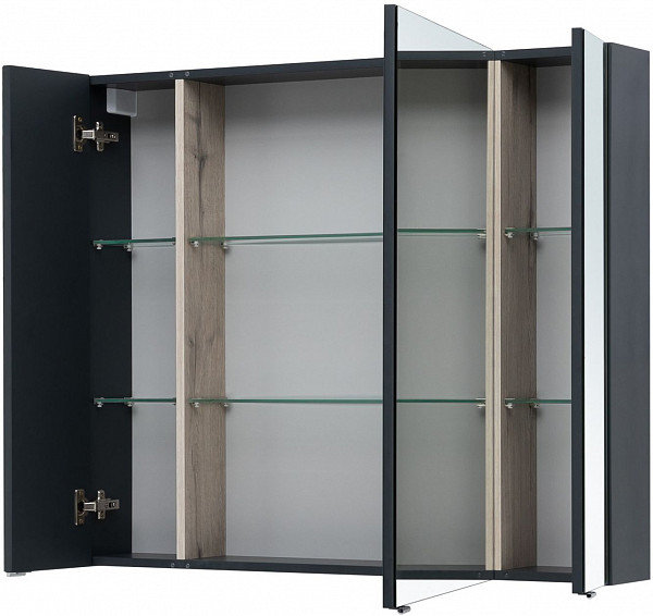 Зеркальный шкаф Aquanet Алвита New 100 Антрацит 00277543