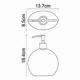 Дозатор для жидкого мыла Wasserkraft Eider K-33399